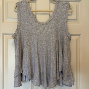 Gray Sleeveless Free People Women's Top